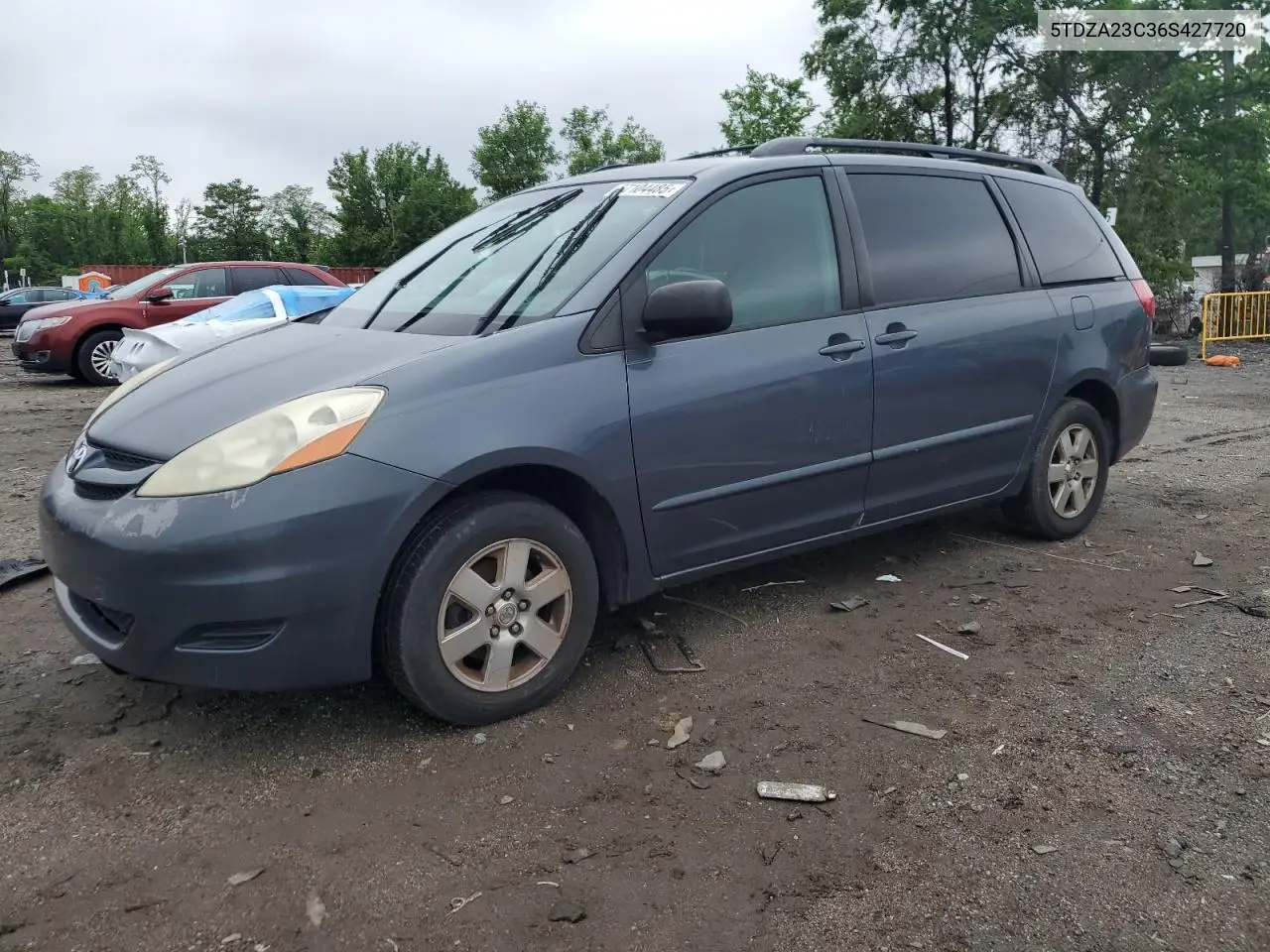 2006 Toyota Sienna Ce VIN: 5TDZA23C36S427720 Lot: 57104485