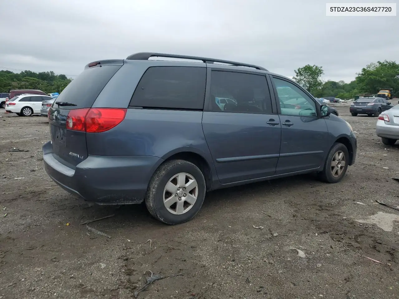 2006 Toyota Sienna Ce VIN: 5TDZA23C36S427720 Lot: 57104485
