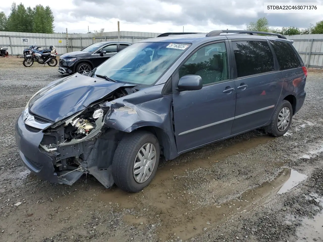 5tdba22c46s071376 5TDBA22C46S071376 2006 Toyota Sienna Xle