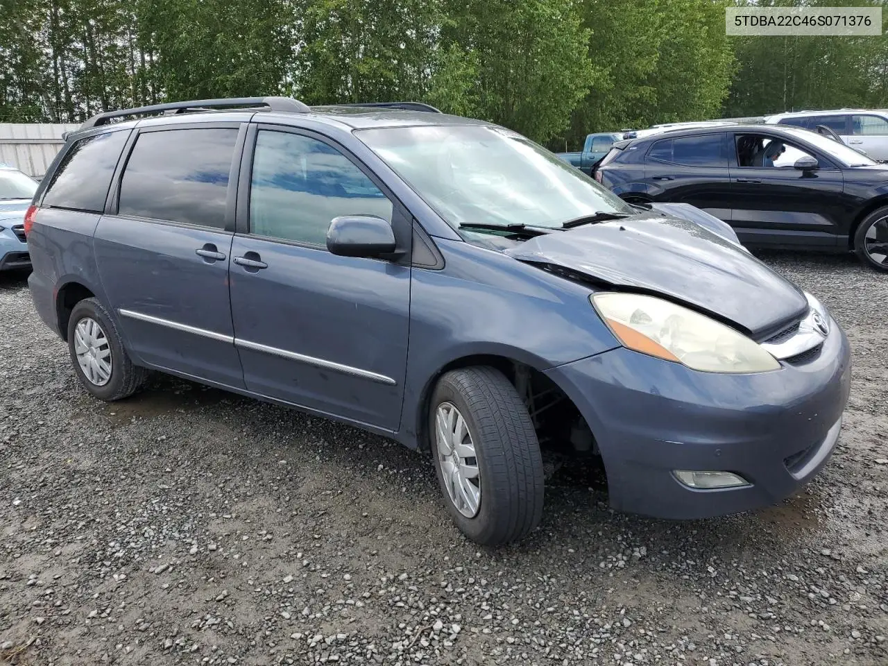 5tdba22c46s071376 5TDBA22C46S071376 2006 Toyota Sienna Xle