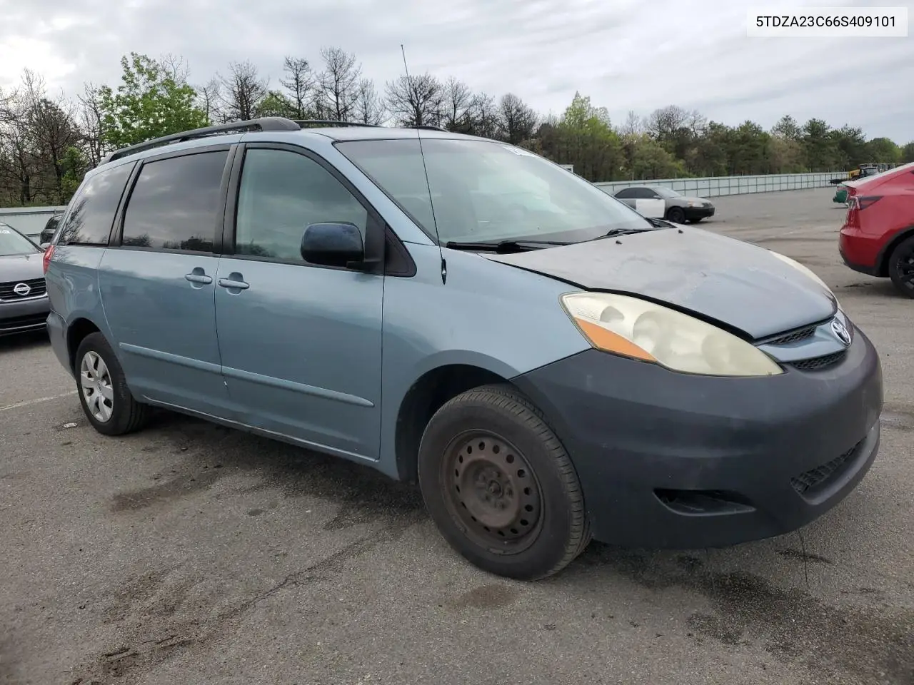 2006 Toyota Sienna Ce VIN: 5TDZA23C66S409101 Lot: 57184705