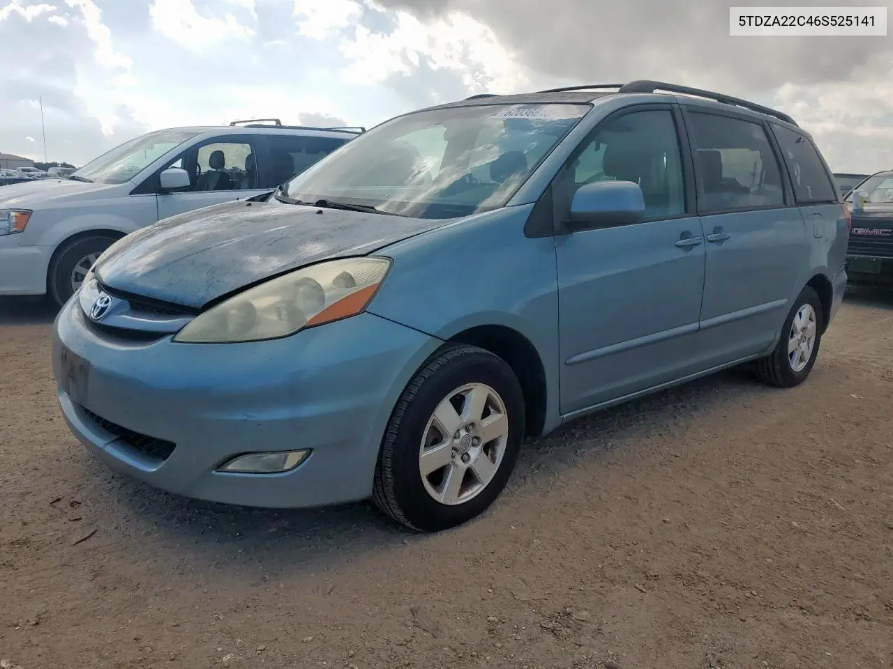 2006 Toyota Sienna Xle VIN: 5TDZA22C46S525141 Lot: 62036615