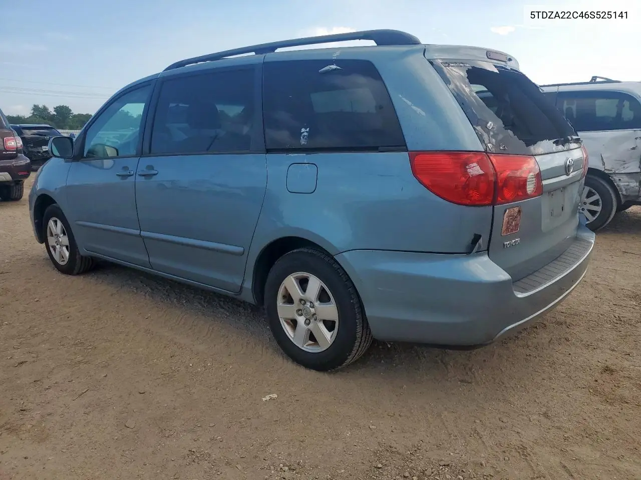 2006 Toyota Sienna Xle VIN: 5TDZA22C46S525141 Lot: 62036615