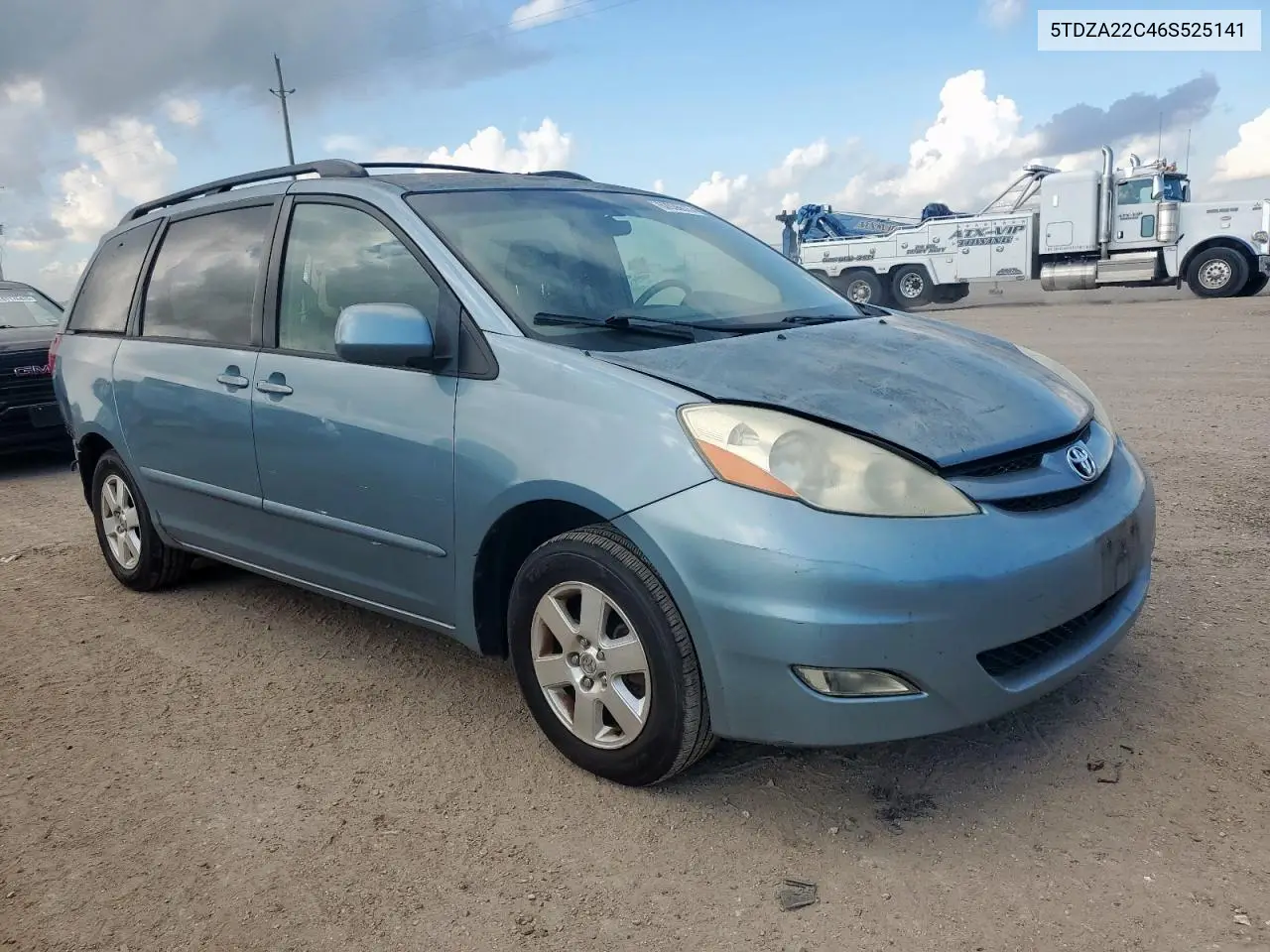 2006 Toyota Sienna Xle VIN: 5TDZA22C46S525141 Lot: 62036615