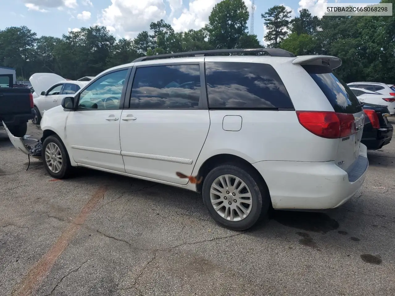 5tdba22c66s068298 5TDBA22C66S068298 2006 Toyota Sienna Xle