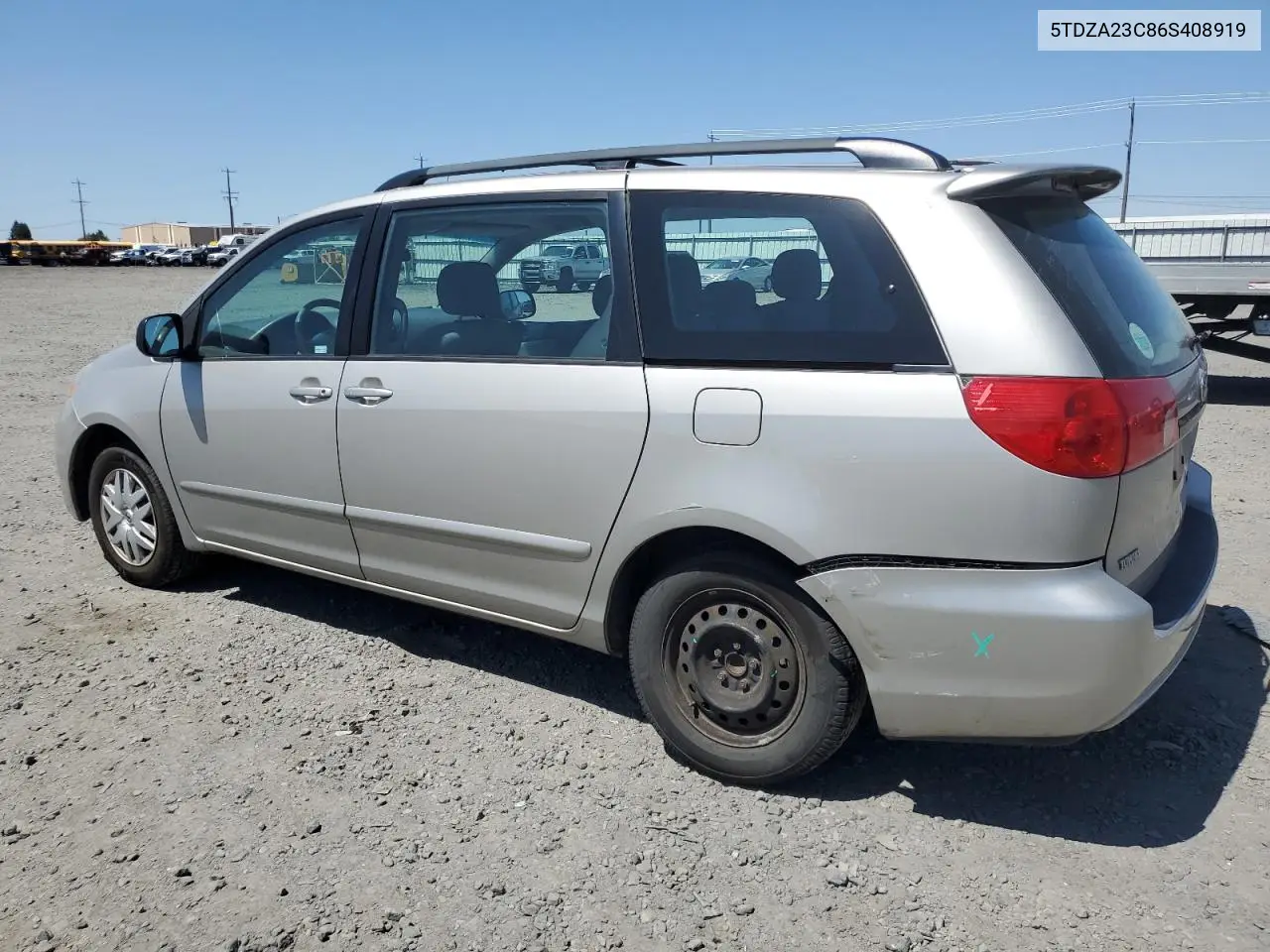 2006 Toyota Sienna Ce VIN: 5TDZA23C86S408919 Lot: 62816265