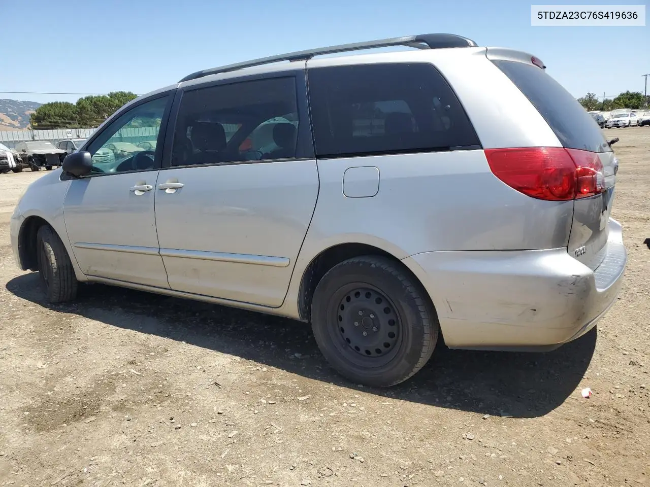 2006 Toyota Sienna Ce VIN: 5TDZA23C76S419636 Lot: 63260895