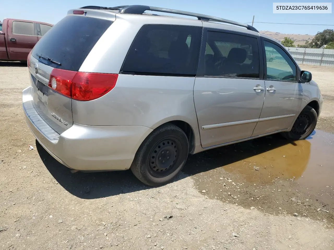 2006 Toyota Sienna Ce VIN: 5TDZA23C76S419636 Lot: 63260895