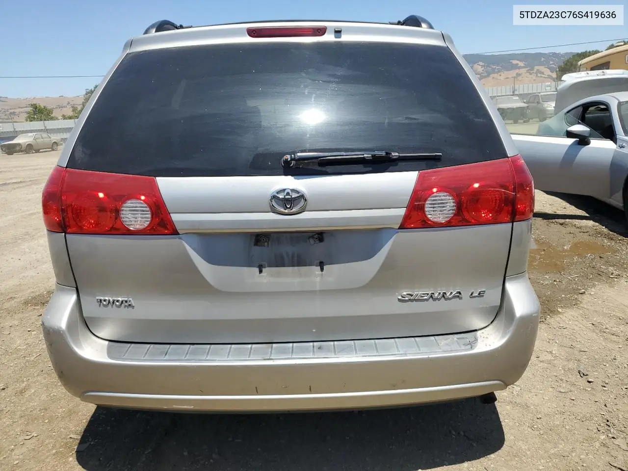 2006 Toyota Sienna Ce VIN: 5TDZA23C76S419636 Lot: 63260895