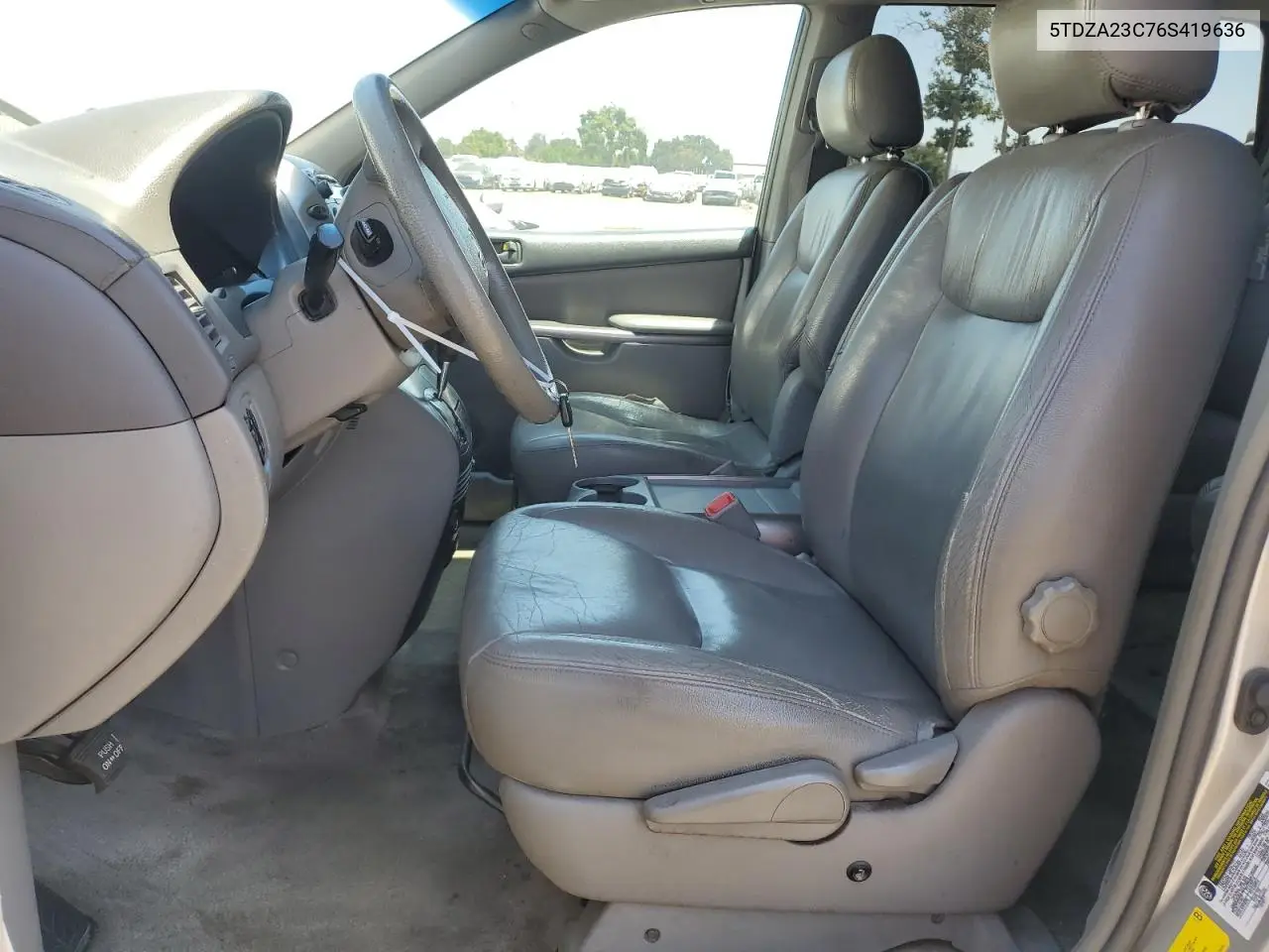 2006 Toyota Sienna Ce VIN: 5TDZA23C76S419636 Lot: 63260895