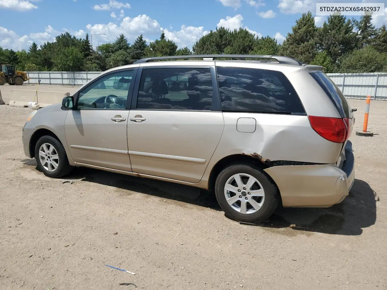2006 Toyota Sienna Ce VIN: 5TDZA23CX6S452937 Lot: 63274665