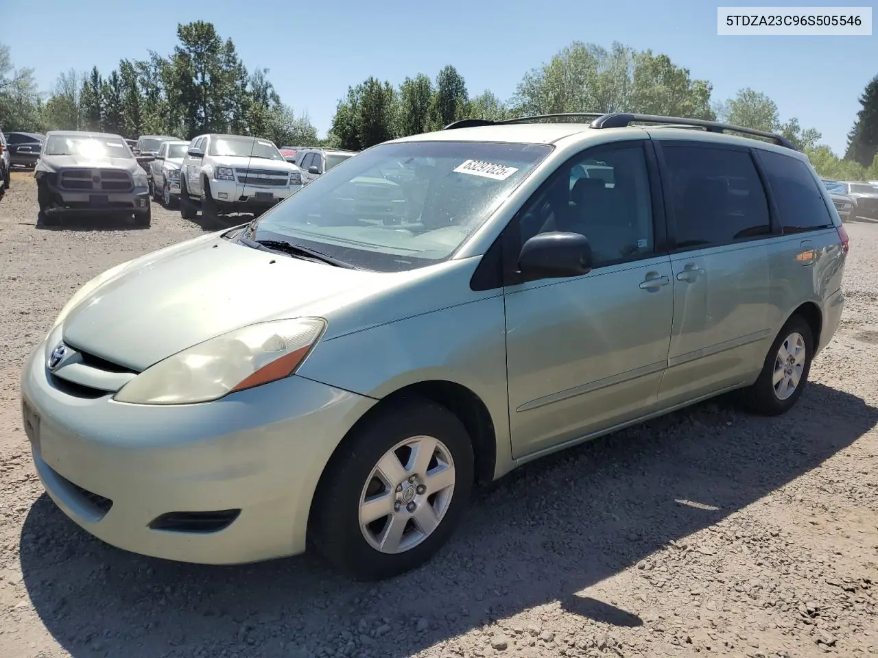 2006 Toyota Sienna Ce VIN: 5TDZA23C96S505546 Lot: 63297625