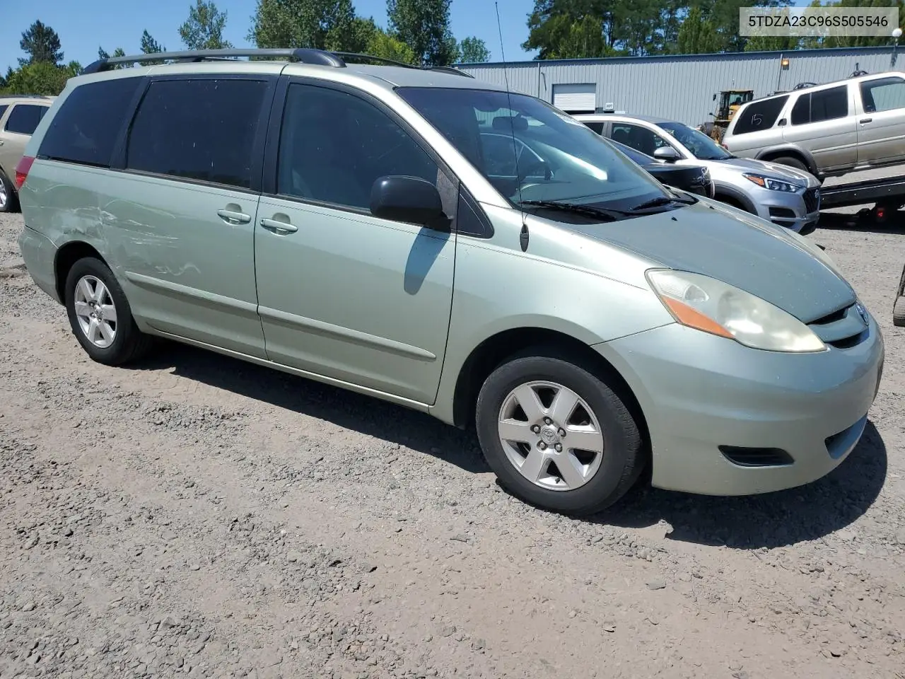 2006 Toyota Sienna Ce VIN: 5TDZA23C96S505546 Lot: 63297625