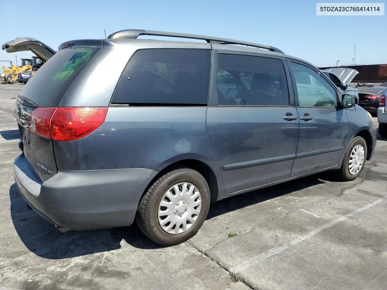 2006 Toyota Sienna Ce VIN: 5TDZA23C76S414114 Lot: 63515285