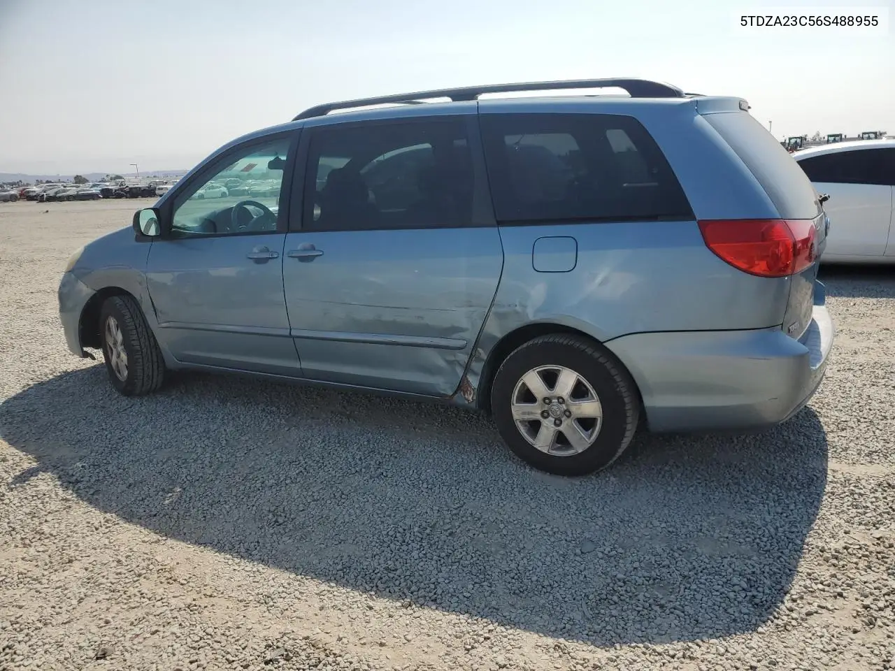 2006 Toyota Sienna Ce VIN: 5TDZA23C56S488955 Lot: 63524255