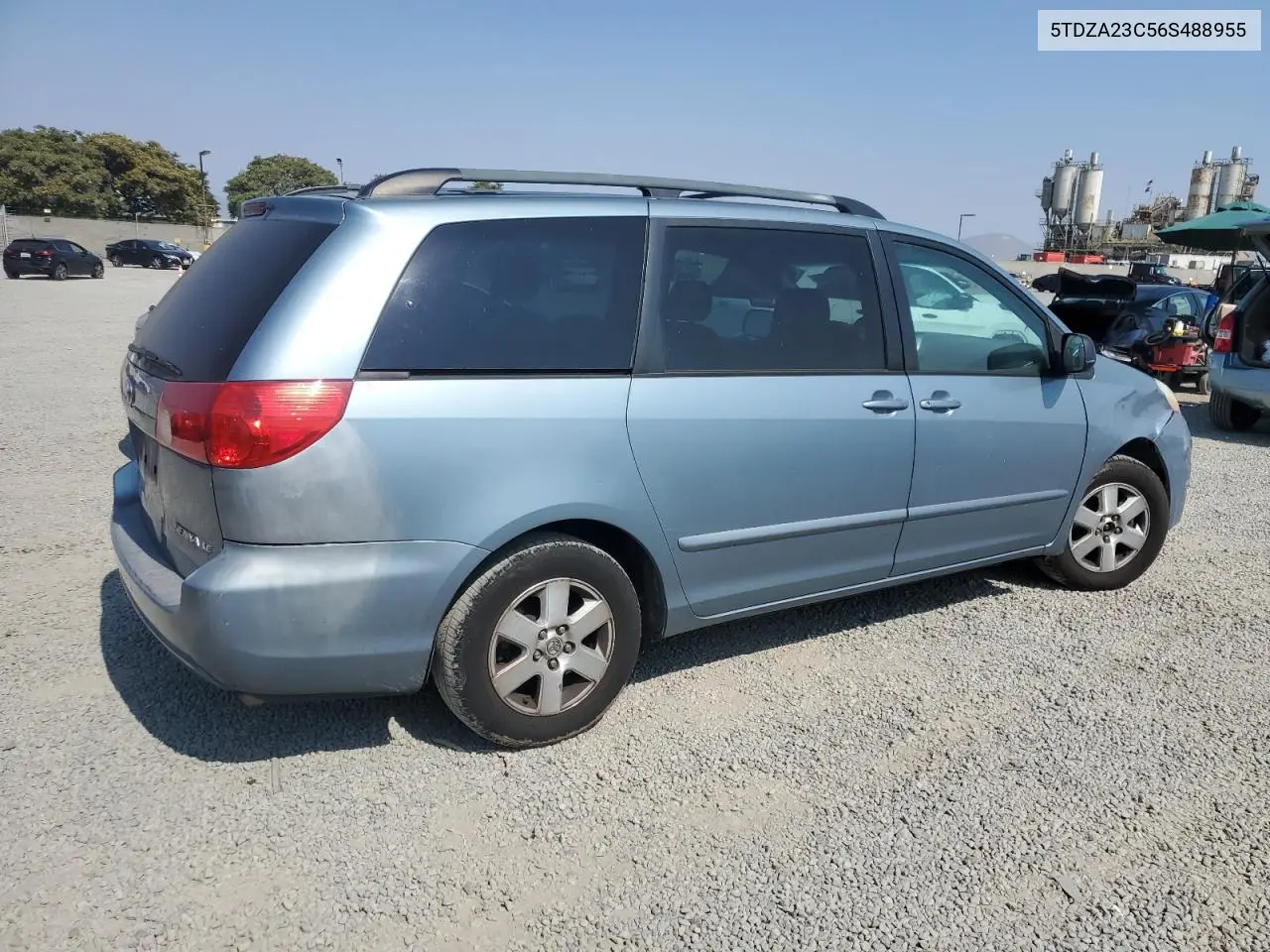 2006 Toyota Sienna Ce VIN: 5TDZA23C56S488955 Lot: 63524255