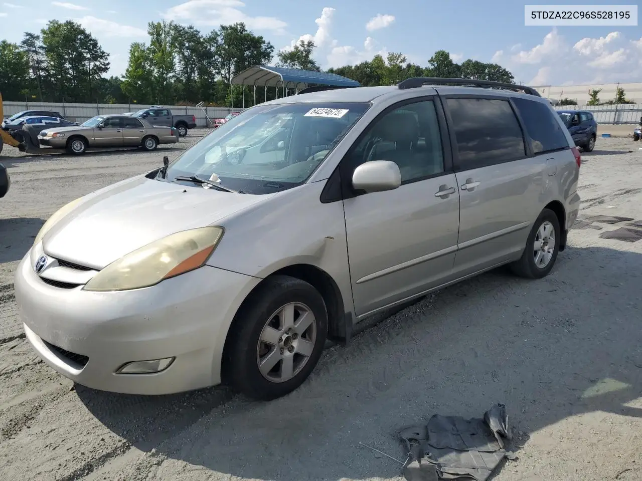 2006 Toyota Sienna Xle VIN: 5TDZA22C96S528195 Lot: 64224675