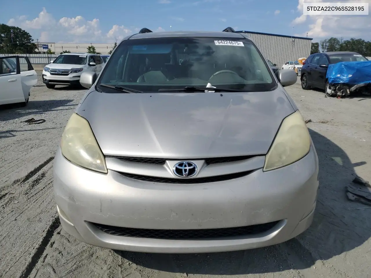 2006 Toyota Sienna Xle VIN: 5TDZA22C96S528195 Lot: 64224675