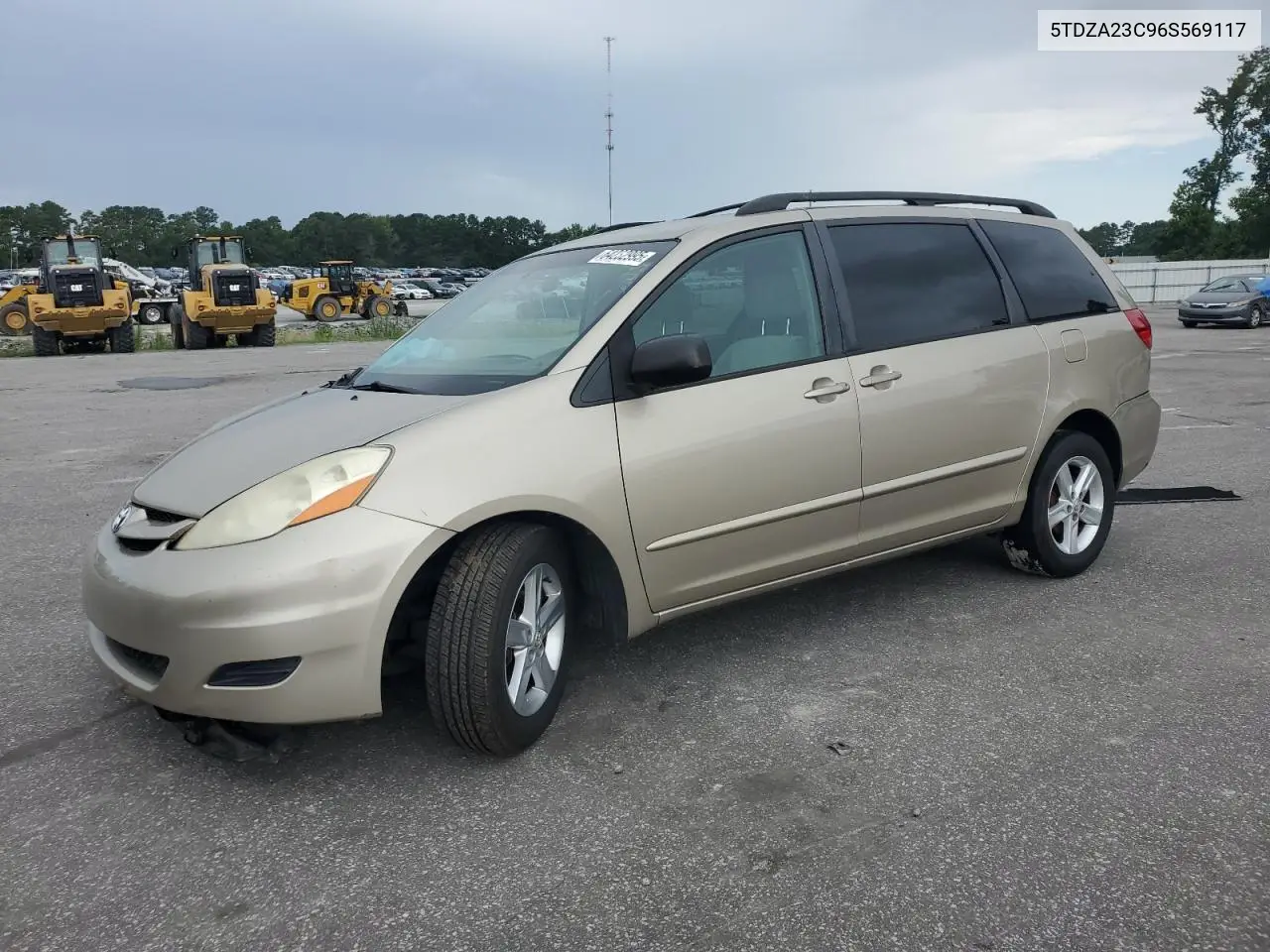 2006 Toyota Sienna Ce VIN: 5TDZA23C96S569117 Lot: 64232995