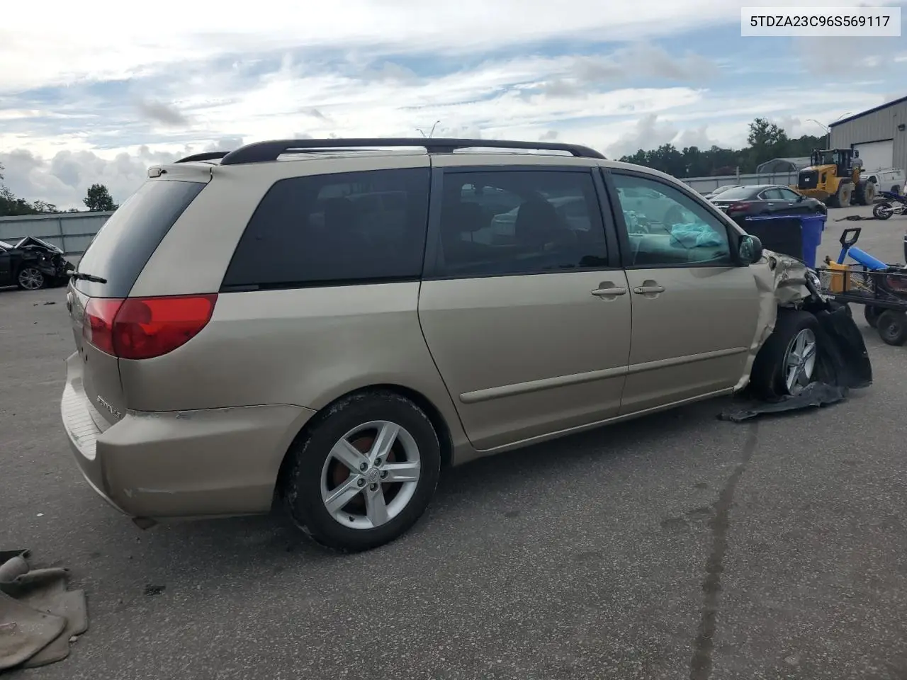 2006 Toyota Sienna Ce VIN: 5TDZA23C96S569117 Lot: 64232995