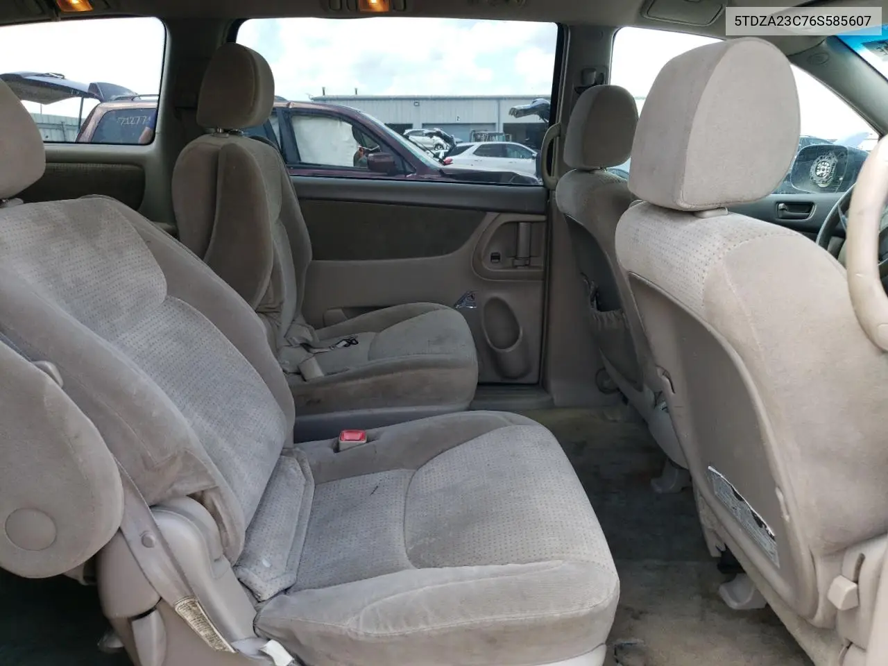 2006 Toyota Sienna Ce VIN: 5TDZA23C76S585607 Lot: 64327185