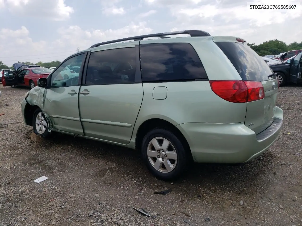 2006 Toyota Sienna Ce VIN: 5TDZA23C76S585607 Lot: 64327185