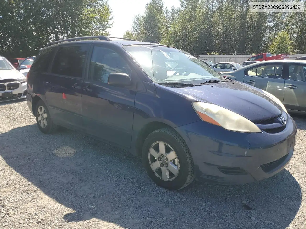 2006 Toyota Sienna Ce VIN: 5TDZA23C96S396439 Lot: 64454585