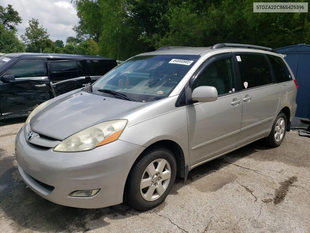 2006 Toyota Sienna Xle VIN: 5TDZA22C86S425396 Lot: 64668985