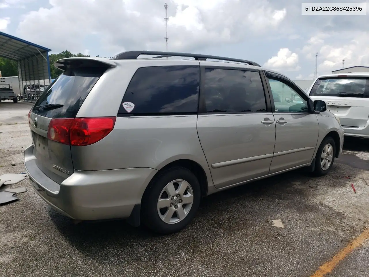 2006 Toyota Sienna Xle VIN: 5TDZA22C86S425396 Lot: 64668985