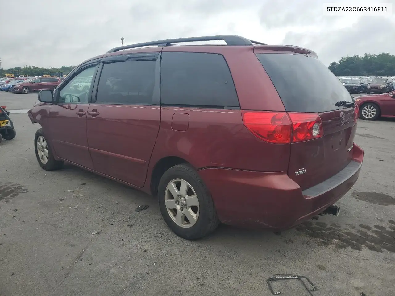 2006 Toyota Sienna Ce VIN: 5TDZA23C66S416811 Lot: 64761955