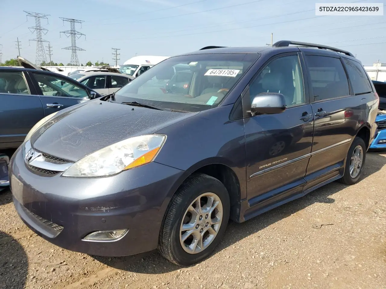 2006 Toyota Sienna Xle VIN: 5TDZA22C96S423639 Lot: 64781785
