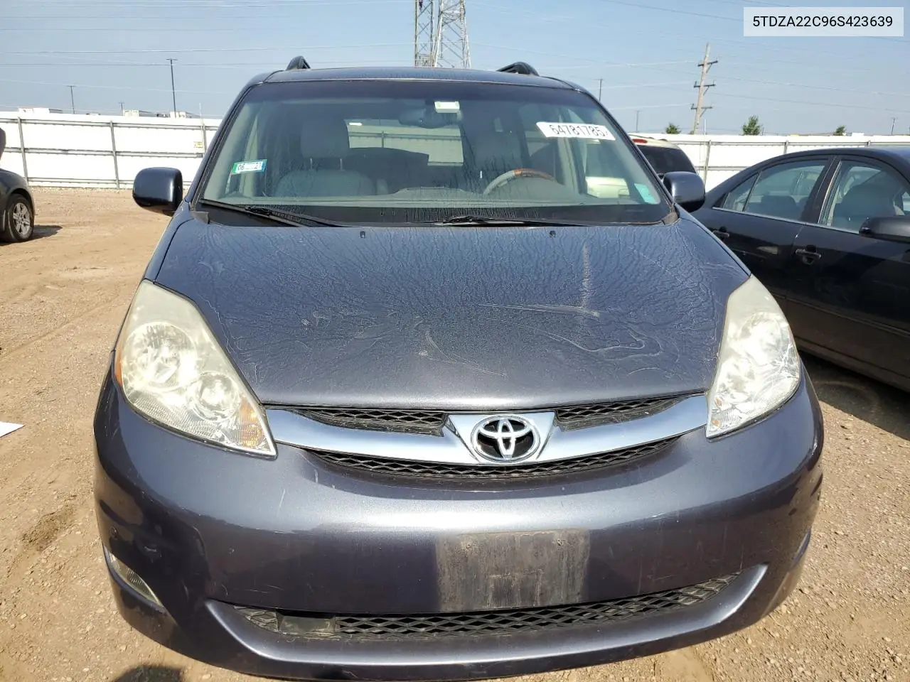 2006 Toyota Sienna Xle VIN: 5TDZA22C96S423639 Lot: 64781785