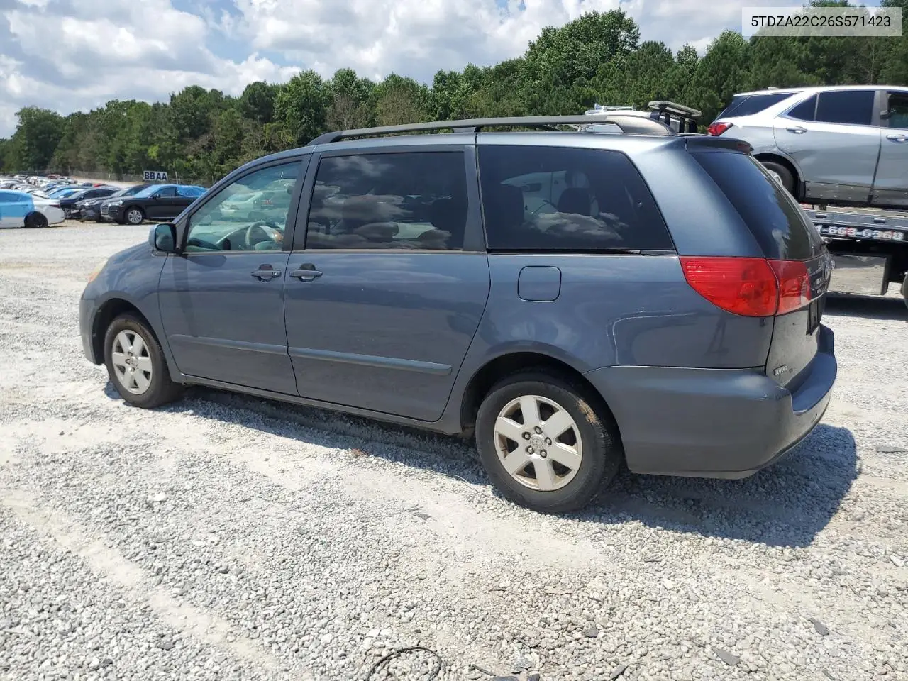 2006 Toyota Sienna Xle VIN: 5TDZA22C26S571423 Lot: 64885395