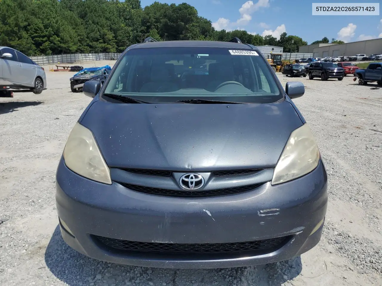 2006 Toyota Sienna Xle VIN: 5TDZA22C26S571423 Lot: 64885395