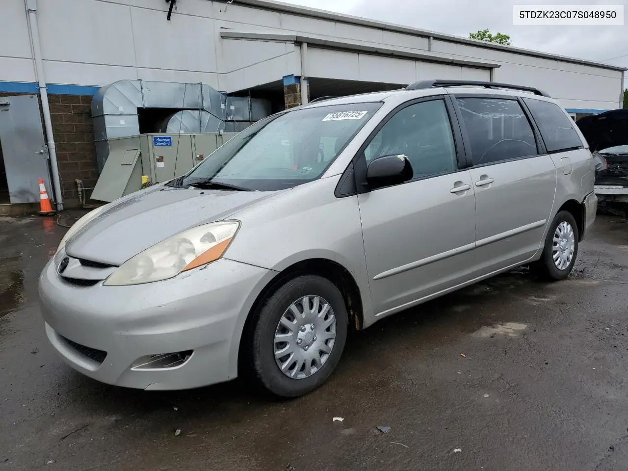 2007 Toyota Sienna Ce VIN: 5TDZK23C07S048950 Lot: 55816725