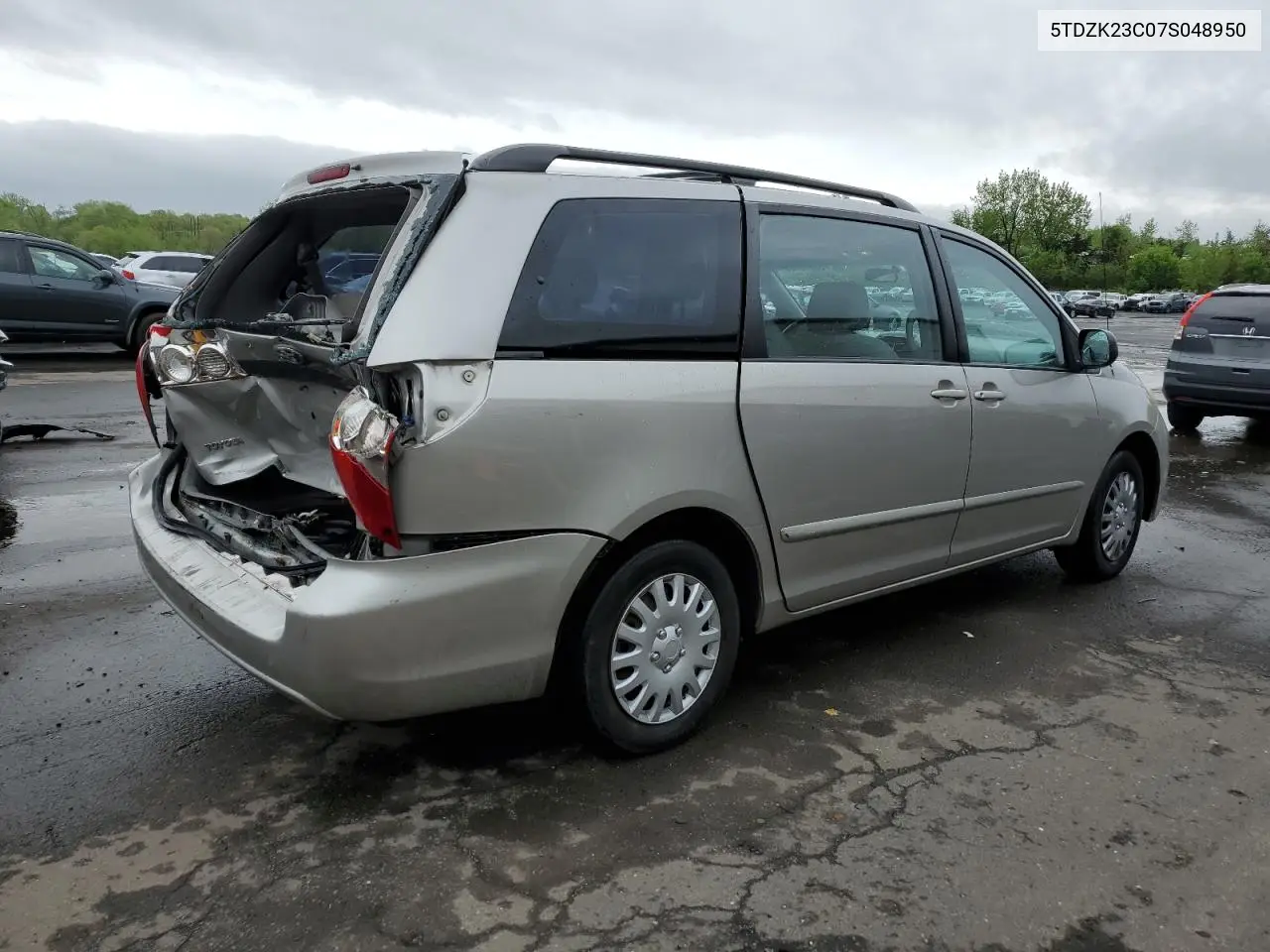 2007 Toyota Sienna Ce VIN: 5TDZK23C07S048950 Lot: 55816725