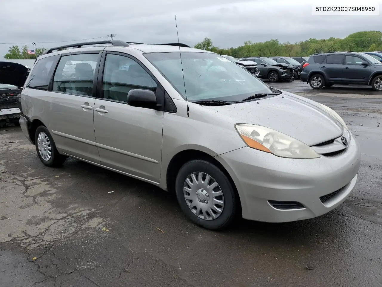 2007 Toyota Sienna Ce VIN: 5TDZK23C07S048950 Lot: 55816725