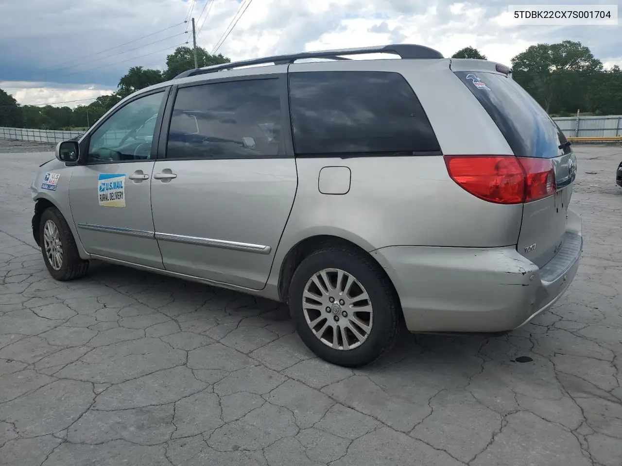 2007 Toyota Sienna Xle VIN: 5TDBK22CX7S001704 Lot: 56974555