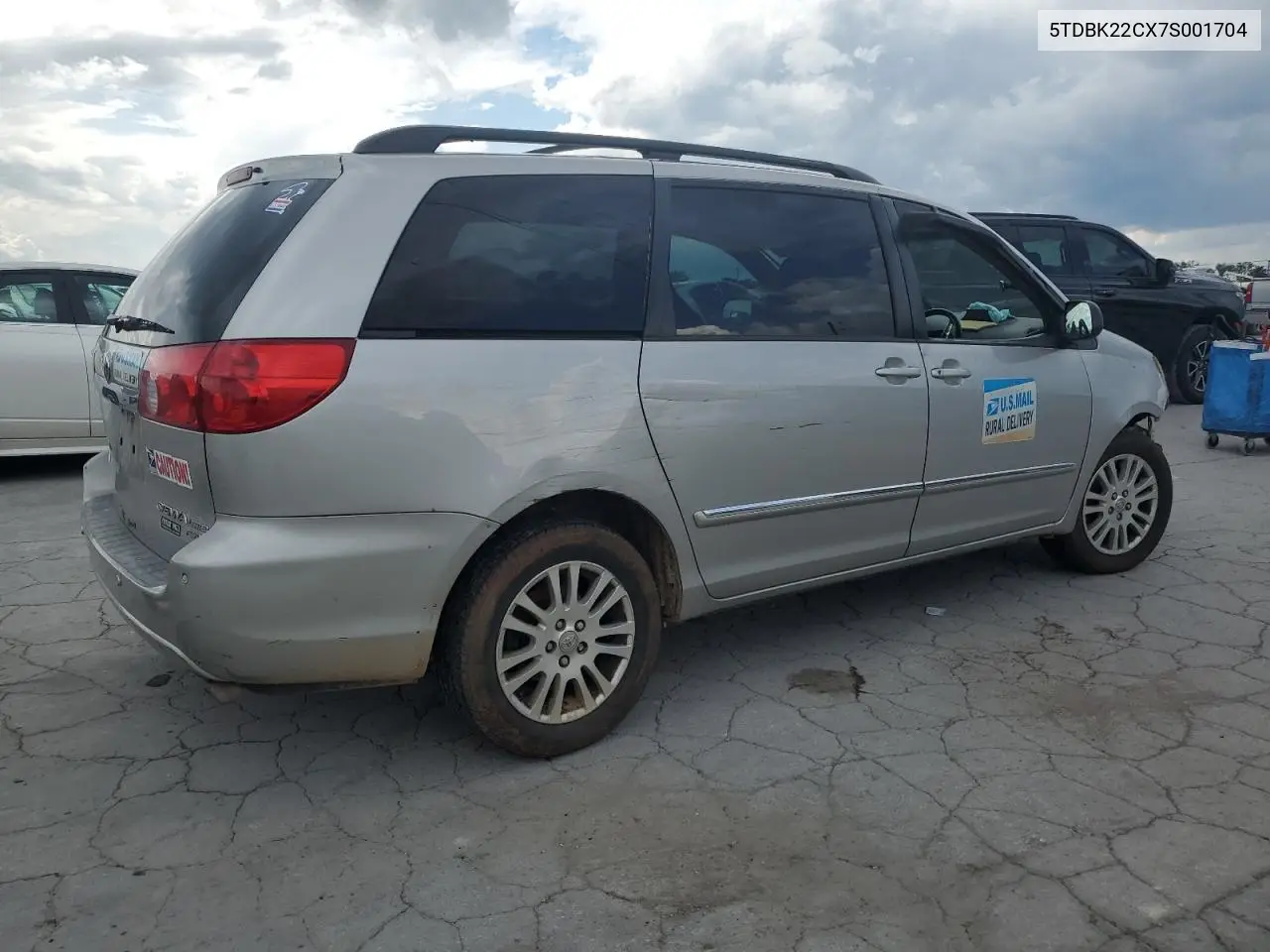 2007 Toyota Sienna Xle VIN: 5TDBK22CX7S001704 Lot: 56974555