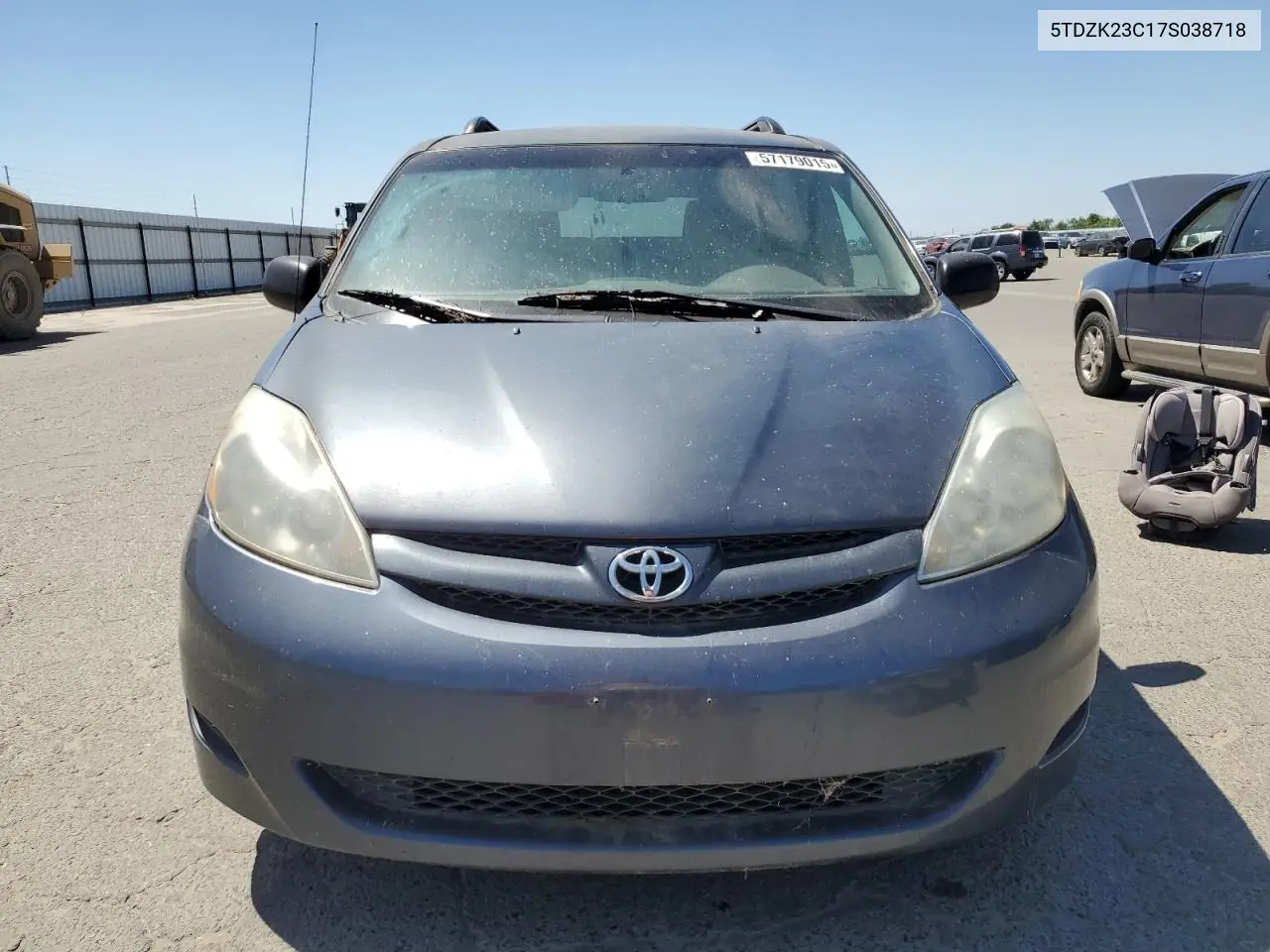 2007 Toyota Sienna Ce VIN: 5TDZK23C17S038718 Lot: 57179015