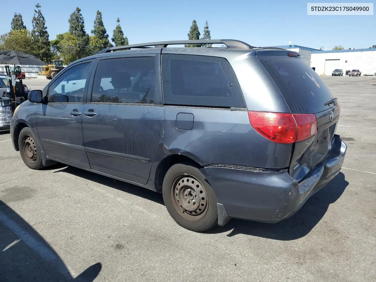 2007 Toyota Sienna Ce VIN: 5TDZK23C17S049900 Lot: 61481735