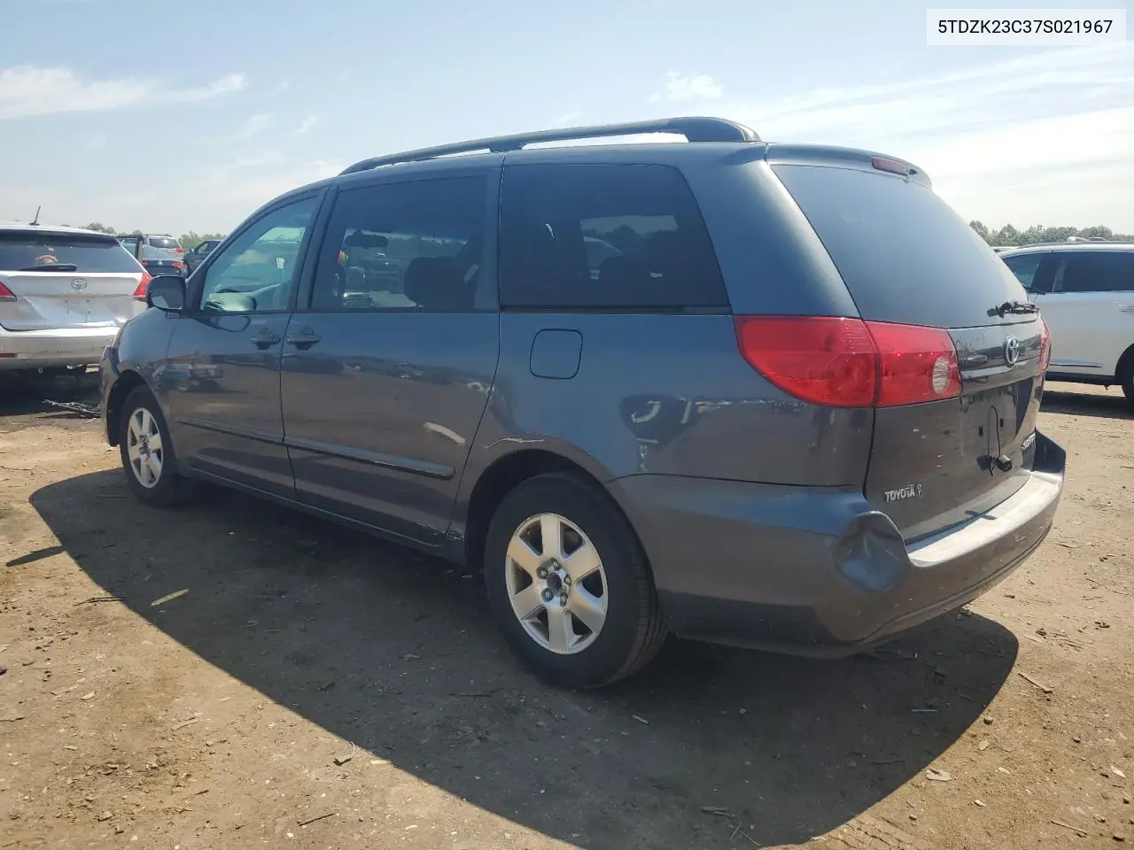 2007 Toyota Sienna Ce VIN: 5TDZK23C37S021967 Lot: 62012745