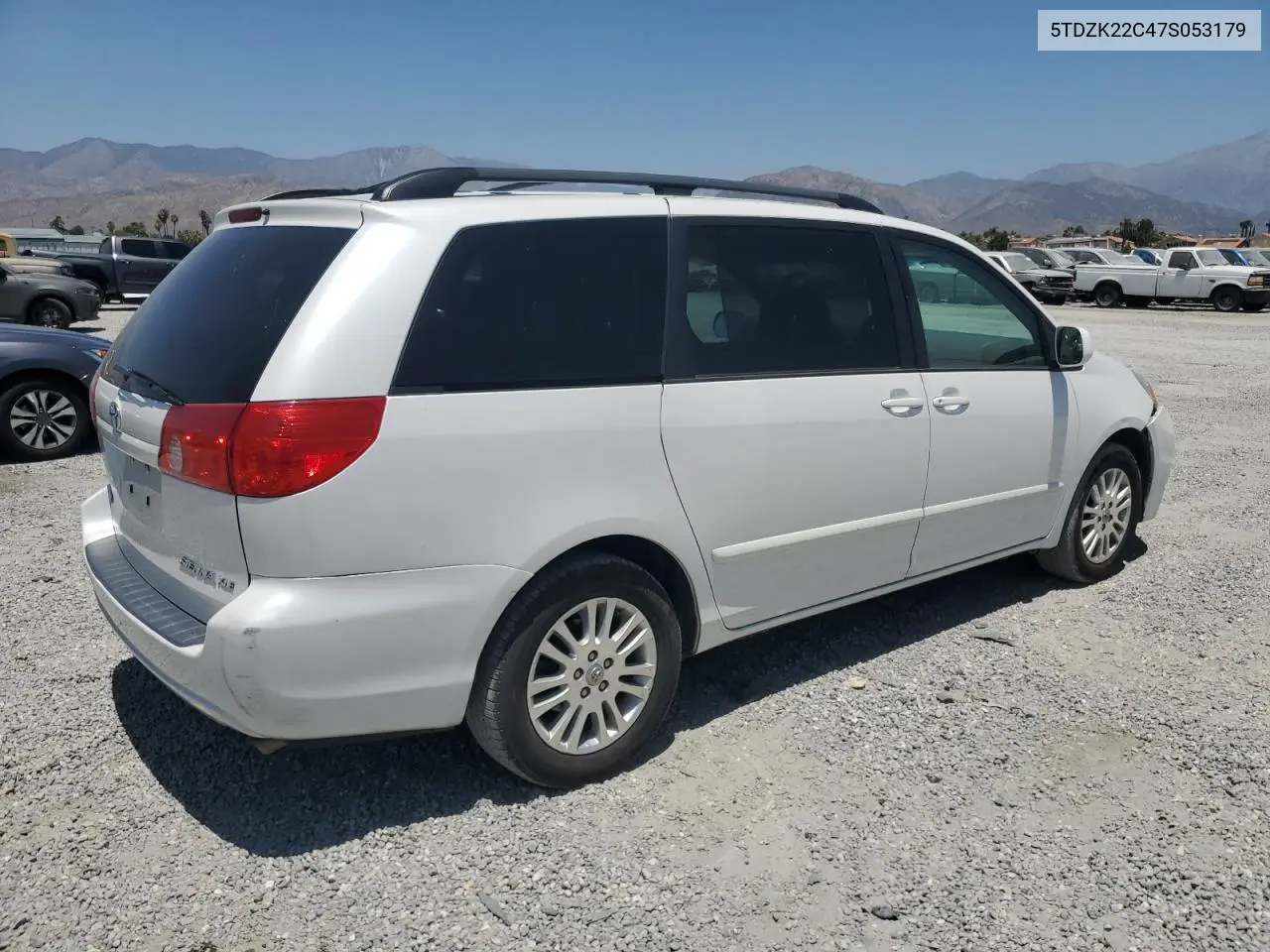 2007 Toyota Sienna Xle VIN: 5TDZK22C47S053179 Lot: 62744465