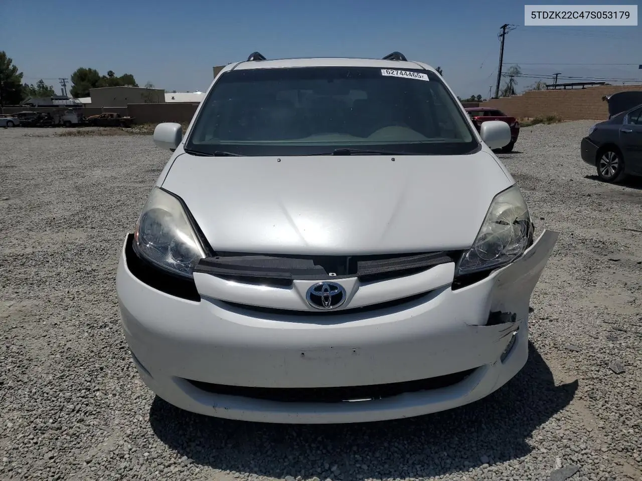 2007 Toyota Sienna Xle VIN: 5TDZK22C47S053179 Lot: 62744465