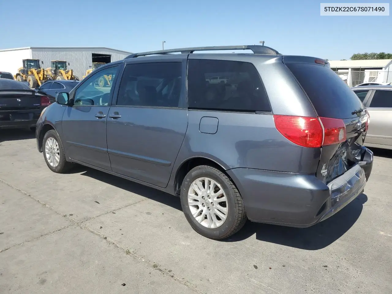2007 Toyota Sienna Xle VIN: 5TDZK22C67S071490 Lot: 62868355