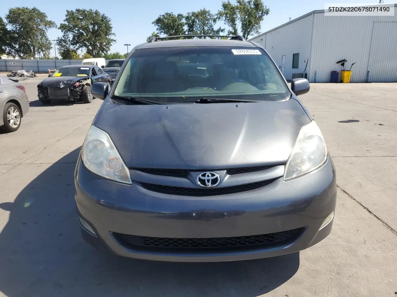2007 Toyota Sienna Xle VIN: 5TDZK22C67S071490 Lot: 62868355