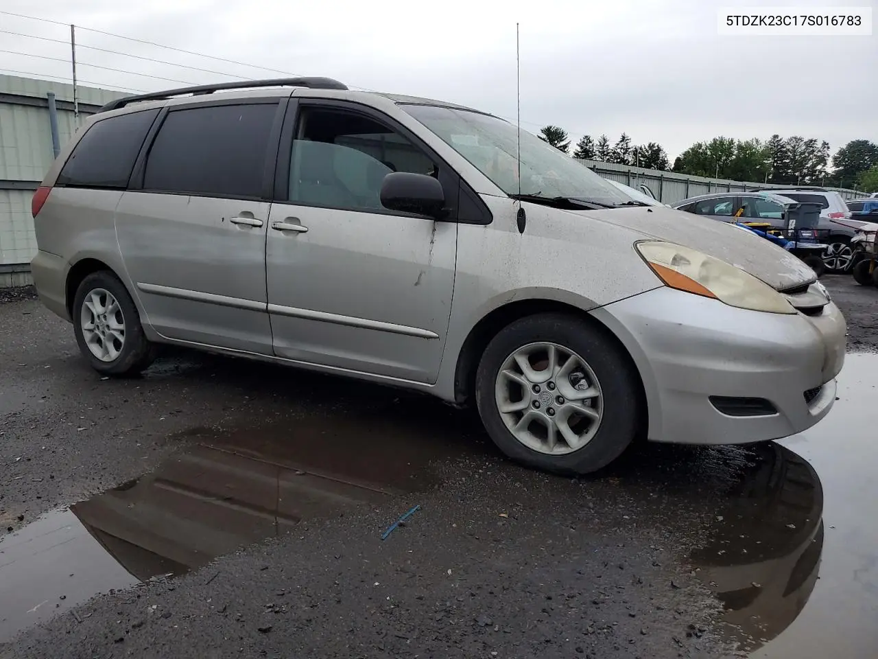 2007 Toyota Sienna Ce VIN: 5TDZK23C17S016783 Lot: 63147565
