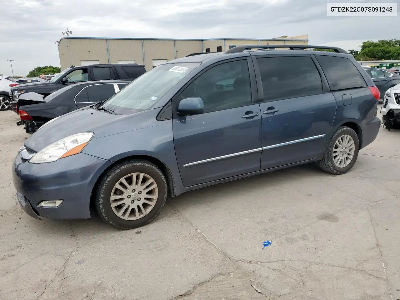 2007 Toyota Sienna Xle VIN: 5TDZK22C07S091248 Lot: 63681085