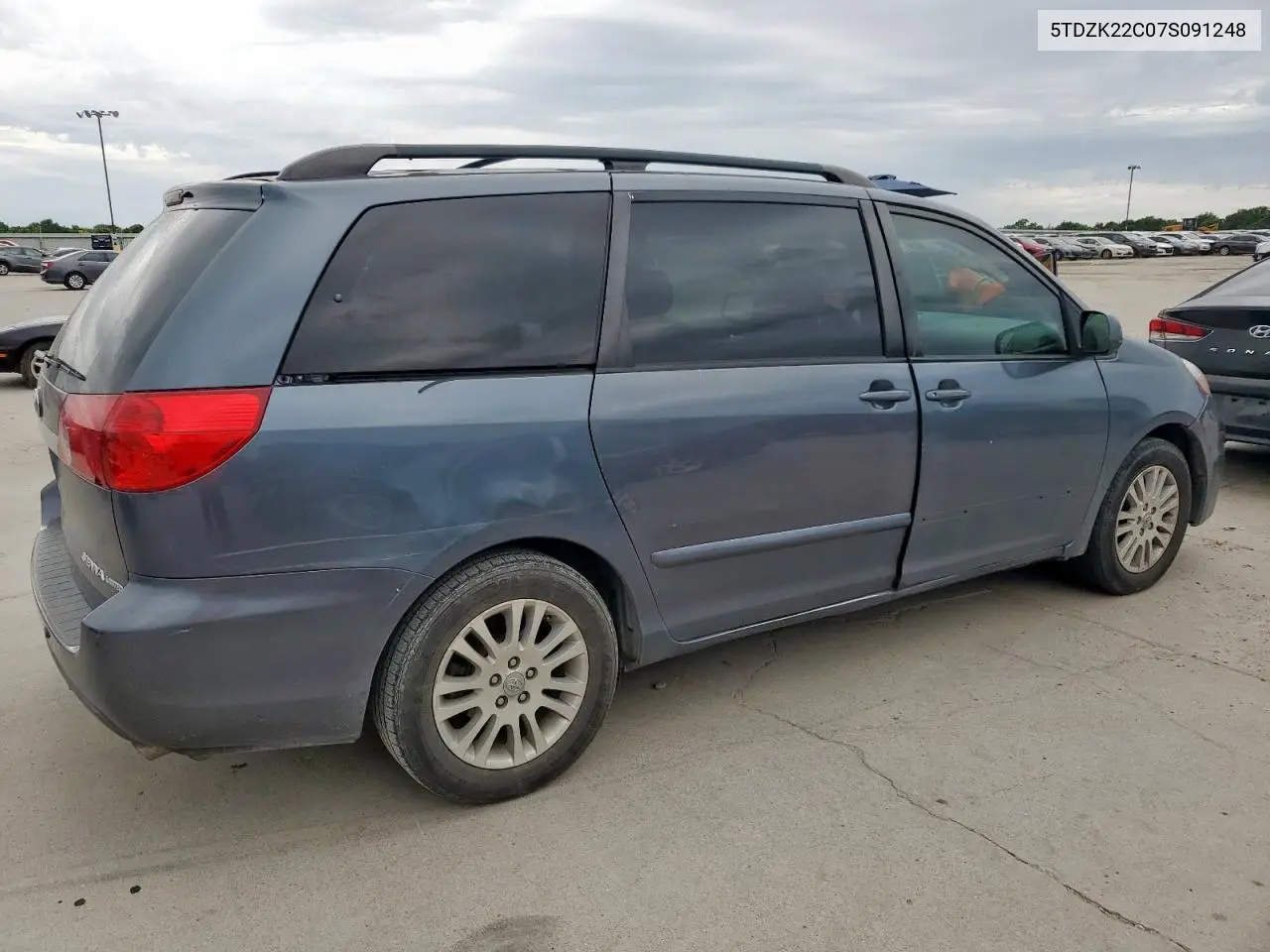 2007 Toyota Sienna Xle VIN: 5TDZK22C07S091248 Lot: 63681085