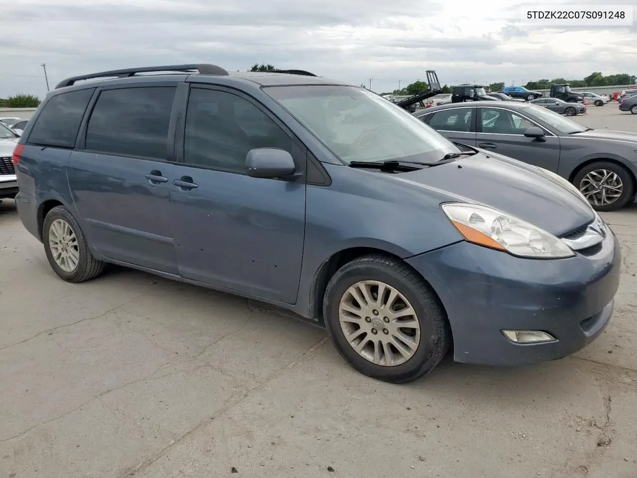 2007 Toyota Sienna Xle VIN: 5TDZK22C07S091248 Lot: 63681085